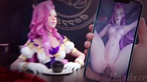 Seraphine Sucks Cock In Game Sex Scene