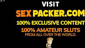 Skinny Ebony Latina Takes Big Dick Anal and Ass to Mouth.