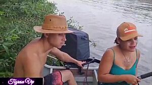 Tigresa Vip and Two Guys in Relaxing Session