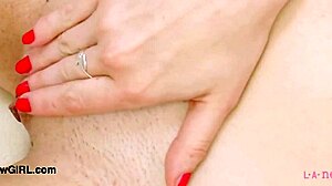 Cute brunette model shows her sexy body