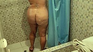 I Find My Best Friend's Mom In The Shower And She Gives Me A Blowjob!