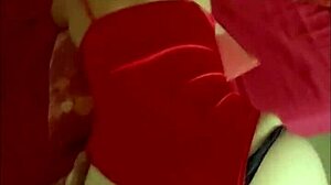 French Amateur In Satin Lingerie Gets Pussy Fucked