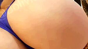 Mimi masturbates big ass