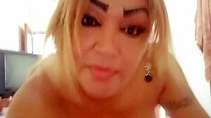 Hot Shemale Carolin With Big Cock Gets Monster Fucking