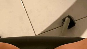 i'm sneakin in some quick masturbation on the bed in lingerie while my parents are downstairs...