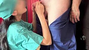 lara's nurse blowjob in hospital