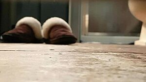 My wife caught blasting her pussy with the showerhead again