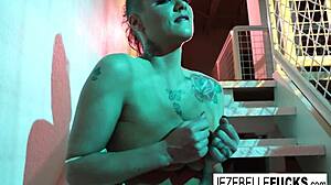 Jezebelle Bond Teases Camera in Lingerie