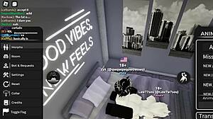 fucking cute 18+ kitty slut rough in doggystyle blowjob on roblox condo