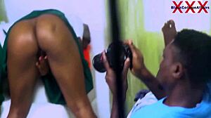 Horny students threesome with monster cock