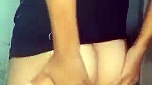 Latina wife bent over for brutal bbc anal 😈