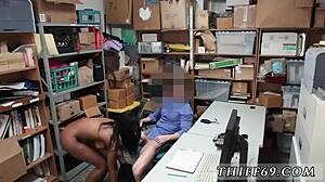 fake cop in uniform aids hooker in interracial hardcore sex scene