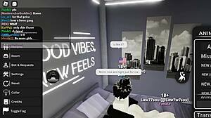 fucking cute 18+ kitty slut rough in doggystyle blowjob on roblox condo