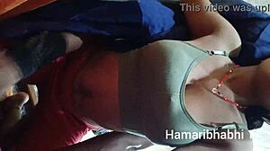 big boobs indian village wife hot sex in tight leggings