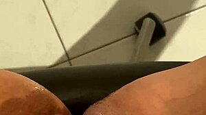 i'm sneakin in some quick masturbation on the bed in lingerie while my parents are downstairs...