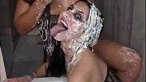 Throat fisting covers Kaitlyn Katsaros in puke