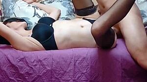 Home Passion Porno With Beautiful Lingerie! Milf In Stockings Shows Tits And Pussy In Homemade Amateur Scene