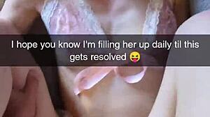 Cheating Milf Wife Gets Rough POV Creampie from Nerd on Snapchat - Richelle Rose