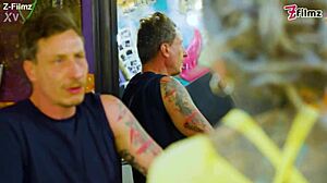 Pornstar Tattoo Artist Gets Assfucked by Customer for Anal ATM Facial