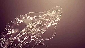 Filthy blonde gets drenched in golden pee during piss fuck