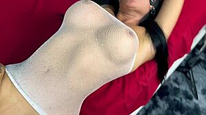 She says, 'Double penetration with two cocks in domination.'