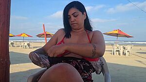 at the beach, sun, sea, and pussy fire - i'll fuck everyone there 😏🌊🏖️