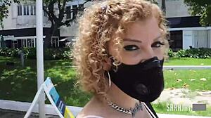 hey, after our date, wanna pound my wet pussy hard? asks busty blonde cougar sara jay in lingerie while riding cowgirl