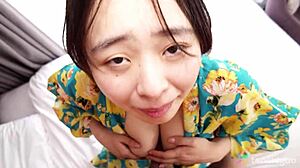 Japanese Big Tits Noa Makino In Kimono Has Steamy Sex With Ex, But What's The Contrast?