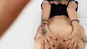 My neighbor craves my huge cock after tasting the banana