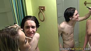 alysha rylee takes huge black cock in interracial anal cuckold session