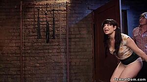 Tranny Step Mom Anal Fucks Teen Friend In Crossdressing Domination Fetish 3some