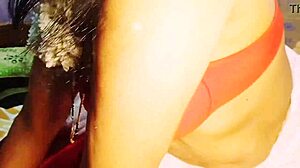 Oh my god, this Indian aunty with huge big boobs does dirty talk in saree for self sex story!