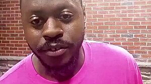 A private strip tease in warm weather