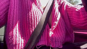 Artemisia love flashing tits in car?