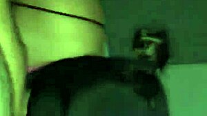 sucking on a lollipop