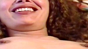 Compilation - 58 year old mature beauty flashing her delicious tits before getting fucked