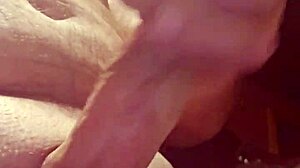 redhead licking and gagging on my cock before swallowing cum