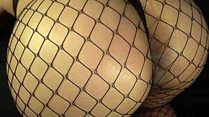 Emotional Moans as He Whips and Cums in Doggy on Big Latin Ass with Gag