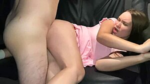 Daddy Makes Sex Video with Stepdaughter in the Car