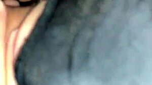 sucking on a lollipop