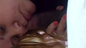 she enjoys sucking and milking the cock