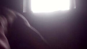 watch her pussy get licked in homemade interracial scene with curvy babe
