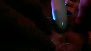 Point of view fingering with toys during masturbation