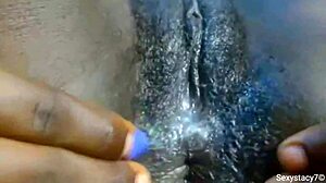 Why is Stacy7 showing off her big fat juicy pussy lips like that on webcam?