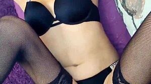 Home Passion Porno With Beautiful Lingerie! Milf In Stockings Shows Tits And Pussy In Homemade Amateur Scene