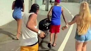 Amateur video shows street fucking without condoms