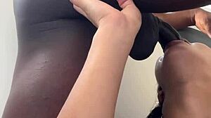 Latina Amateur Enjoys BBC Blowjob In Public.