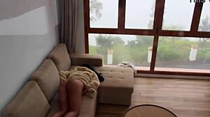 Hot Latina Rides Big Cock in Doggy Outdoors