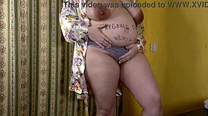 Cheating Wife's Pussy Creampied in Cuckold Threesome Session