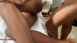 slim african college girl rides like pro